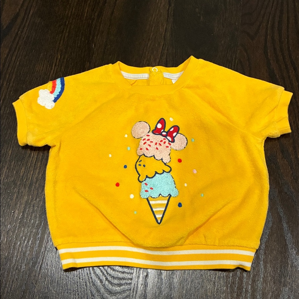 Disney Baby Yellow Snap-Button Outfit - Picture 3 of 10